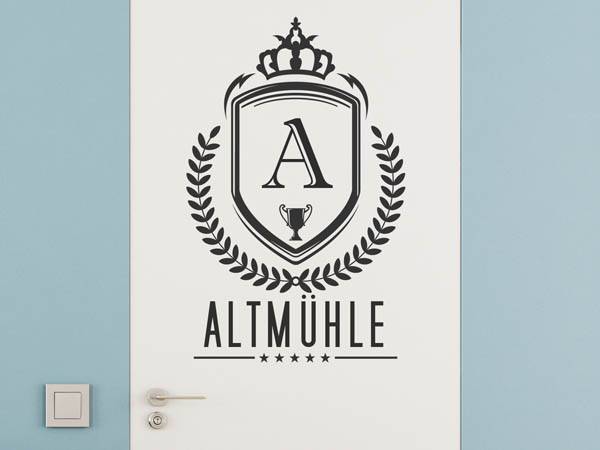 Wandtattoo Altmühle Wappen