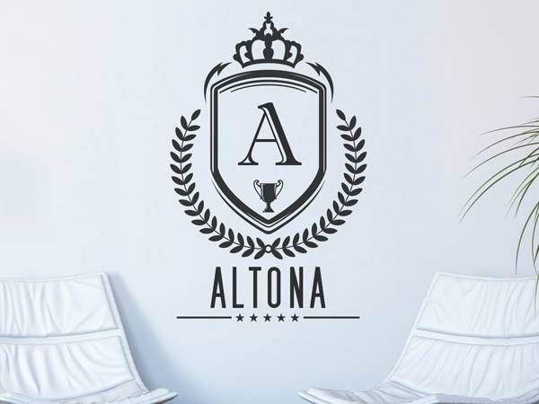 Wandtattoo Altona Wappen