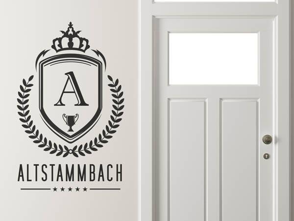 Wandtattoo Altstammbach Wappen