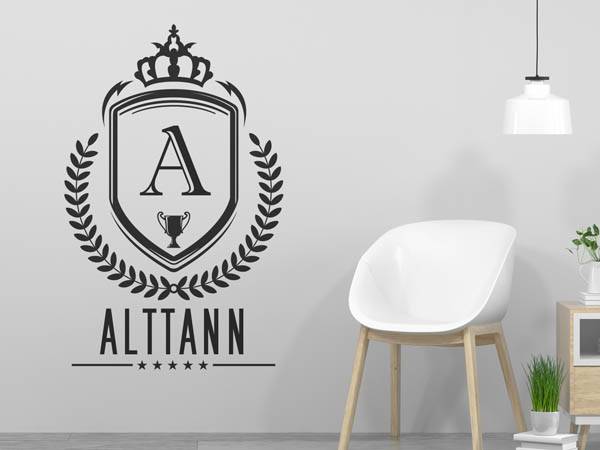 Wandtattoo Alttann Wappen