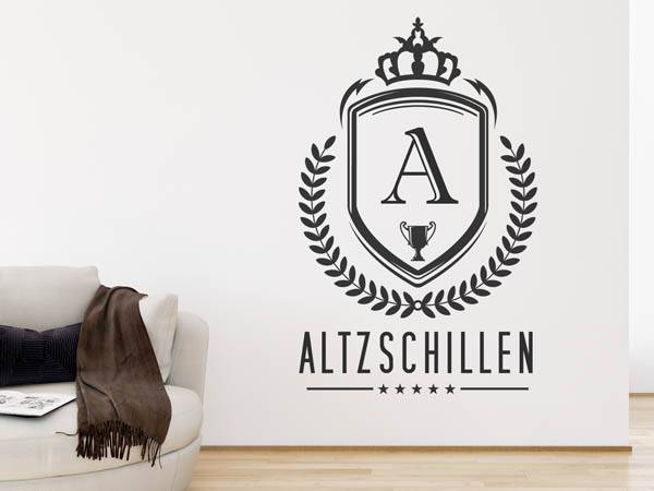 Wandtattoo Altzschillen Wappen