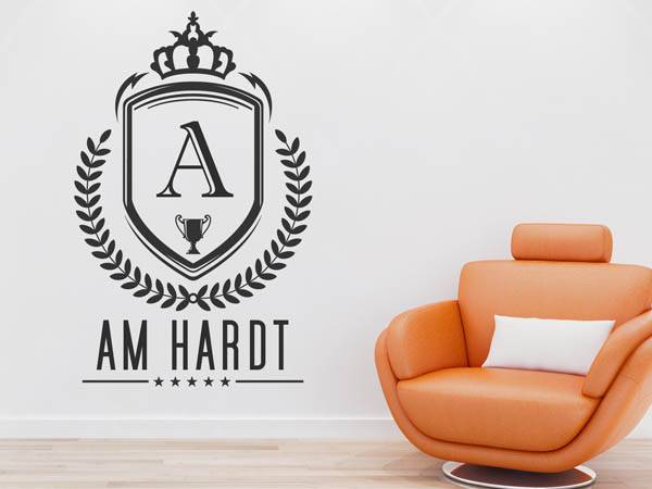Wandtattoo Am Hardt Wappen