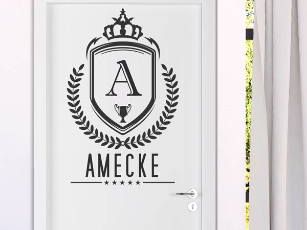 Wandtattoo Amecke Wappen