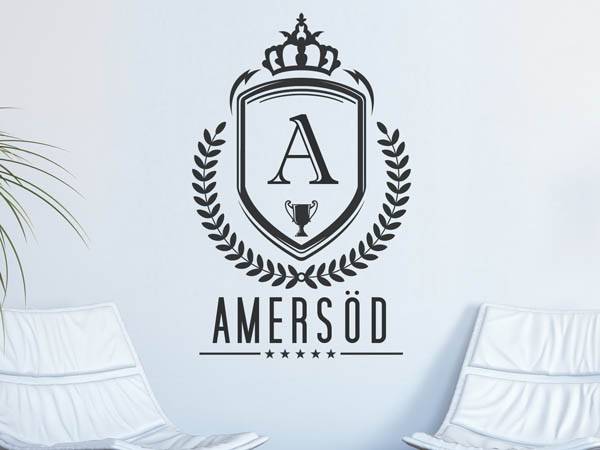 Wandtattoo Amersöd Wappen