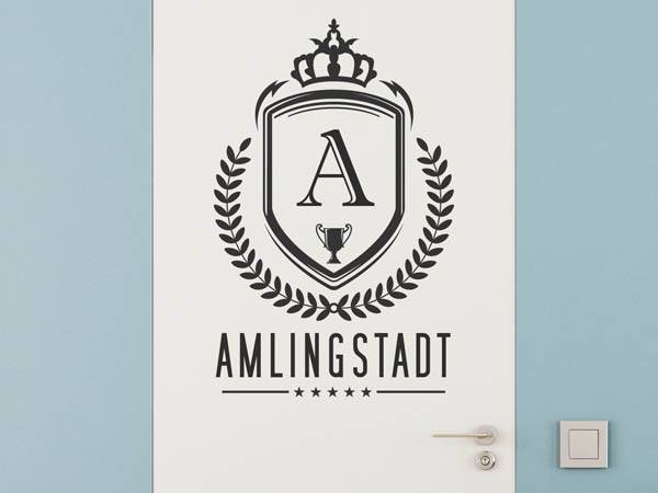 Wandtattoo Amlingstadt Wappen