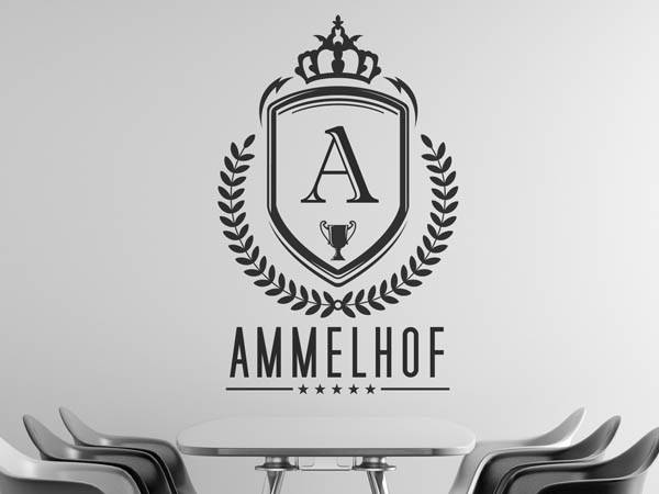 Wandtattoo Ammelhof Wappen
