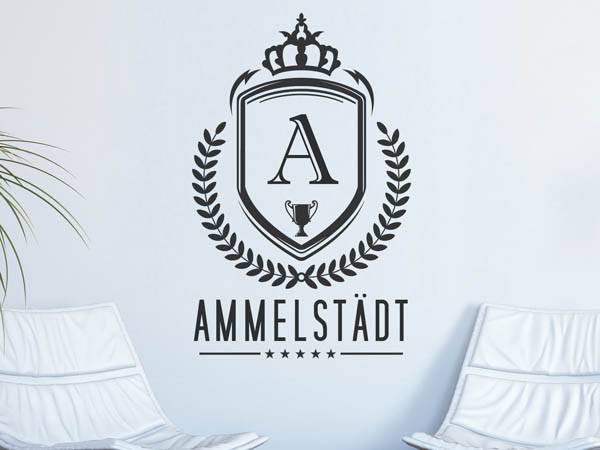 Wandtattoo Ammelstädt Wappen