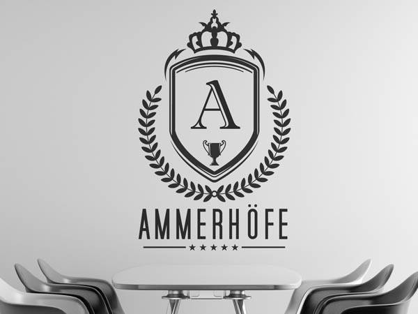 Wandtattoo Ammerhöfe Wappen