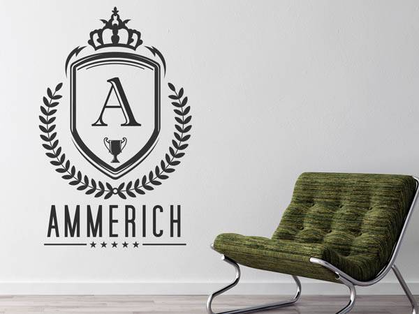 Wandtattoo Ammerich Wappen