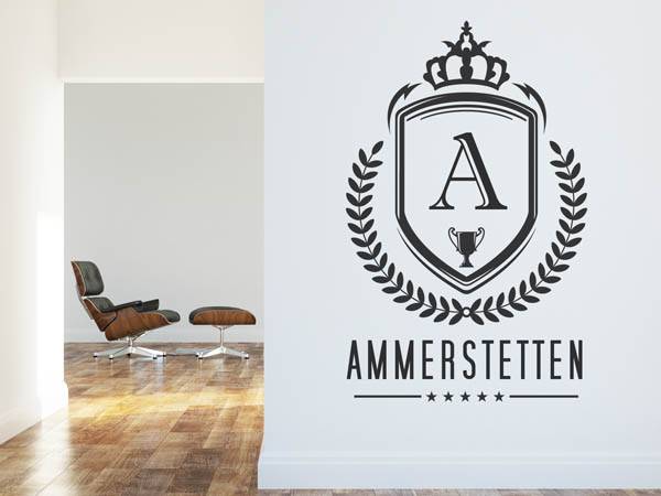 Wandtattoo Ammerstetten Wappen