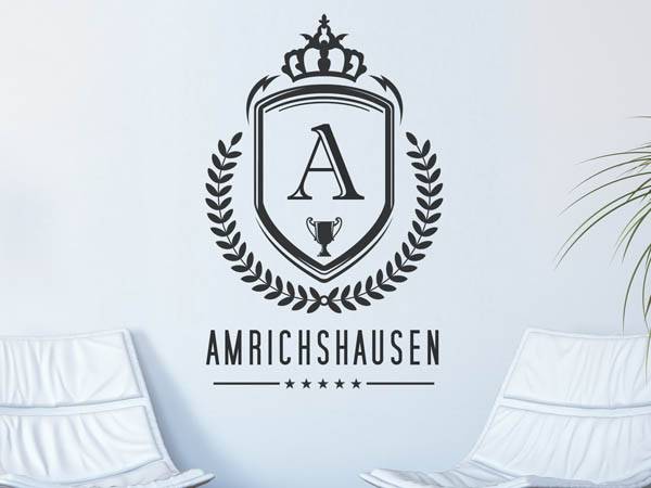 Wandtattoo Amrichshausen Wappen