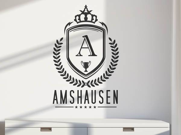 Wandtattoo Amshausen Wappen
