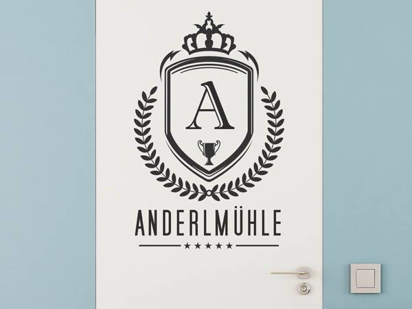 Wandtattoo Anderlmühle Wappen