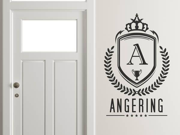 Wandtattoo Angering Wappen