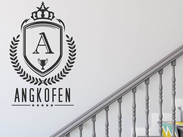Wandtattoo Angkofen Wappen