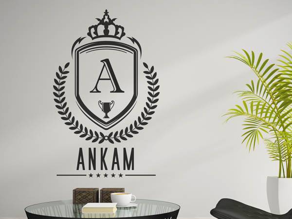 Wandtattoo Ankam Wappen