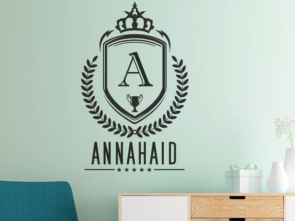 Wandtattoo Annahaid Wappen