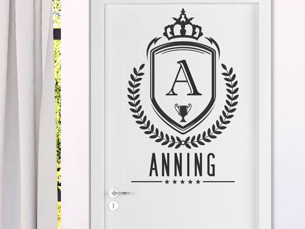 Wandtattoo Anning Wappen
