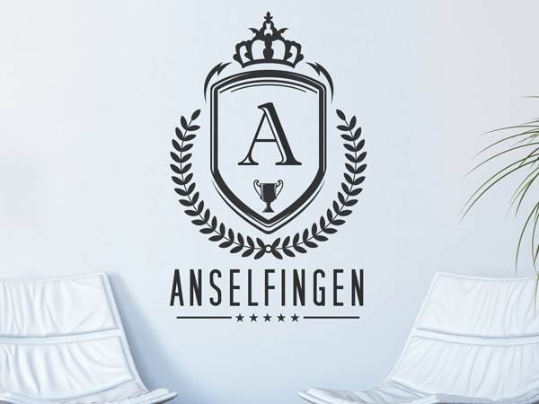 Wandtattoo Anselfingen Wappen