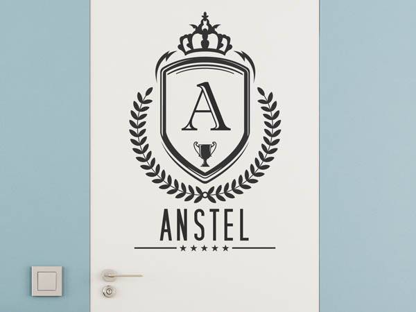 Wandtattoo Anstel Wappen