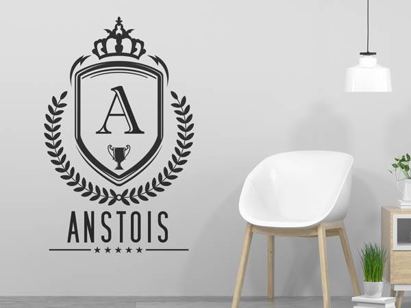 Wandtattoo Anstois Wappen