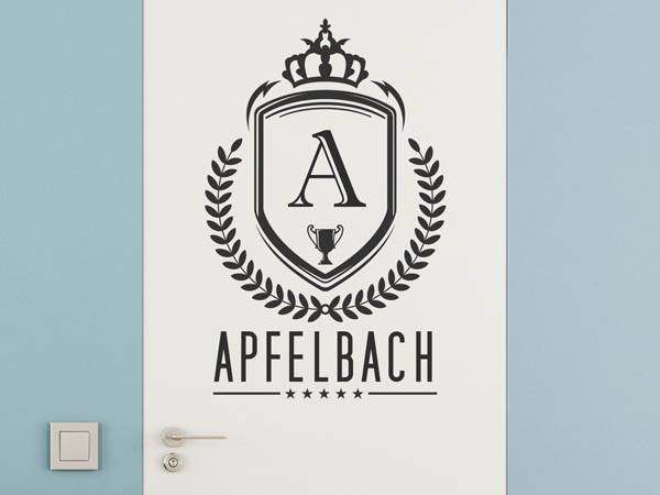 Wandtattoo Apfelbach Wappen