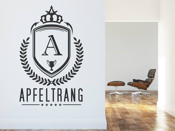 Wandtattoo Apfeltrang Wappen