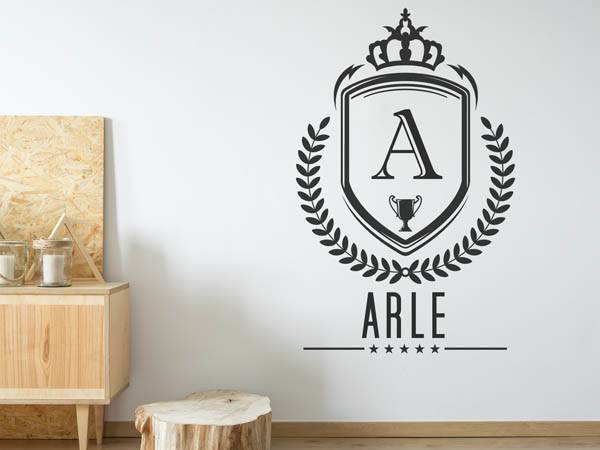Wandtattoo Arle Wappen