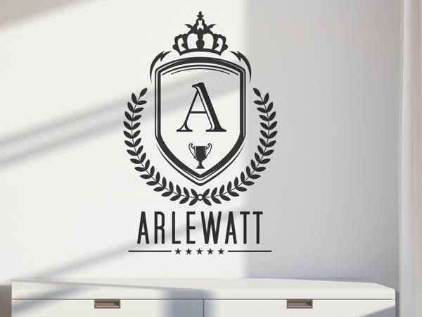 Wandtattoo Arlewatt Wappen
