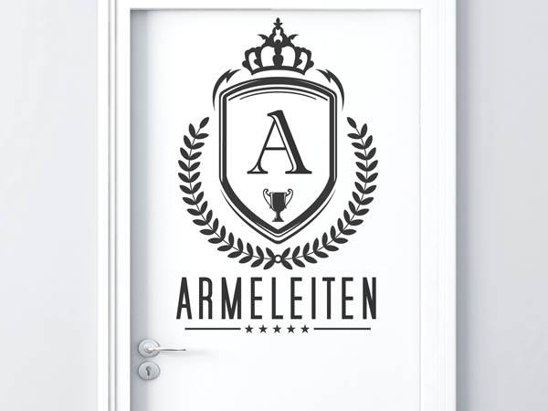 Wandtattoo Armeleiten Wappen