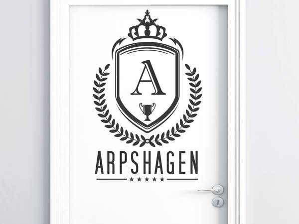 Wandtattoo Arpshagen Wappen