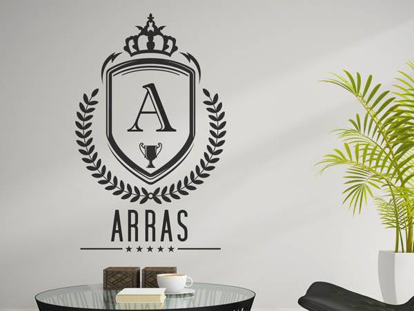 Wandtattoo Arras Wappen