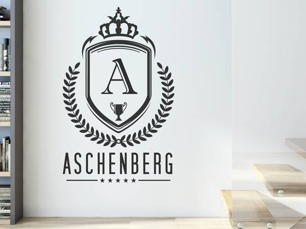 Wandtattoo Aschenberg Wappen