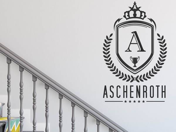 Wandtattoo Aschenroth Wappen