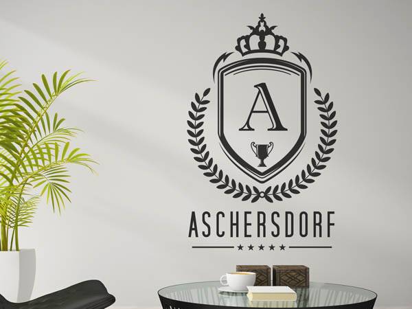 Wandtattoo Aschersdorf Wappen