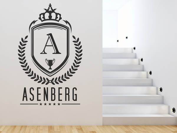Wandtattoo Asenberg Wappen