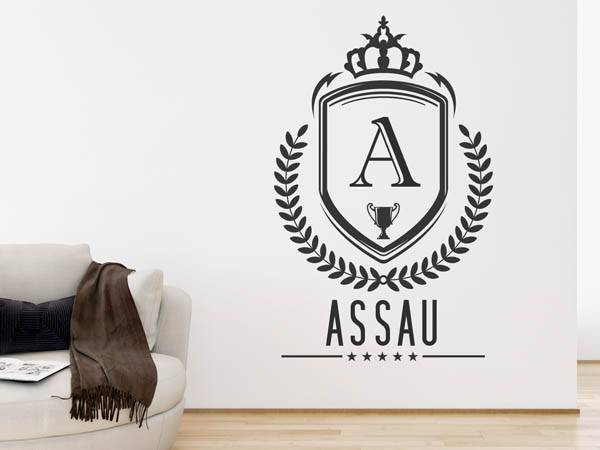 Wandtattoo Assau Wappen