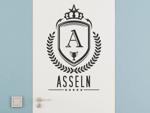 Wandtattoo Asseln Wappen