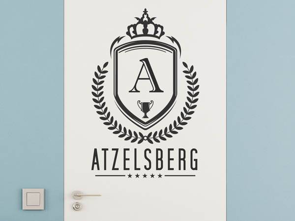 Wandtattoo Atzelsberg Wappen