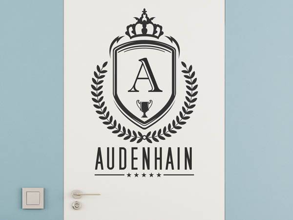Wandtattoo Audenhain Wappen