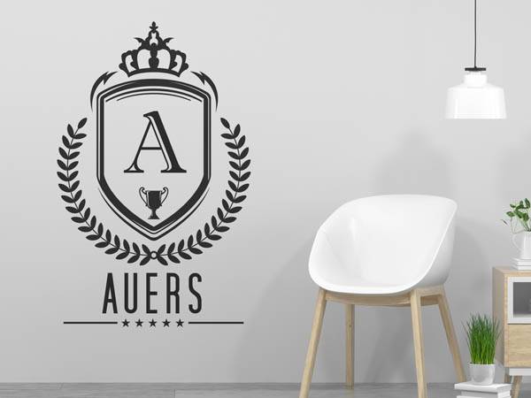 Wandtattoo Auers Wappen