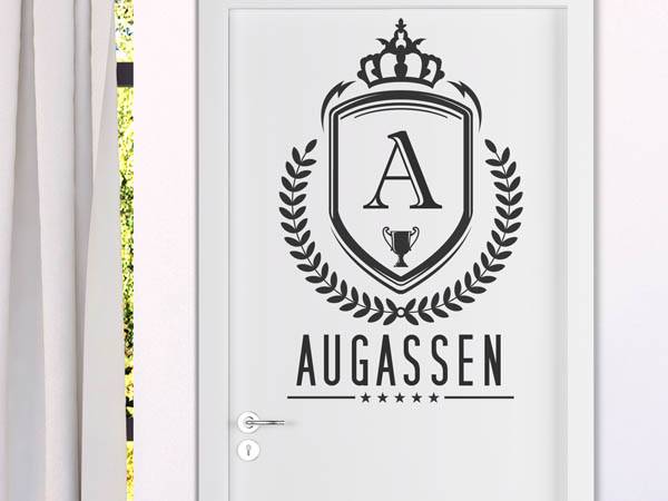 Wandtattoo Augassen Wappen