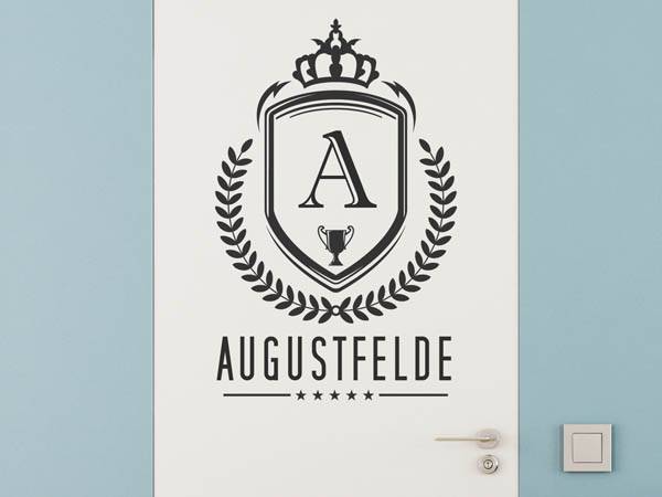 Wandtattoo Augustfelde Wappen
