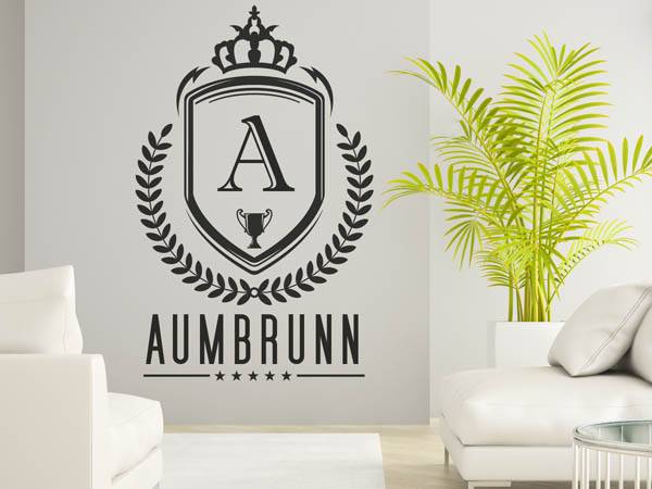 Wandtattoo Aumbrunn Wappen