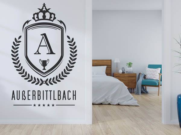 Wandtattoo Außerbittlbach Wappen