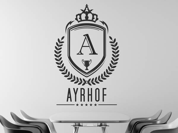 Wandtattoo Ayrhof Wappen