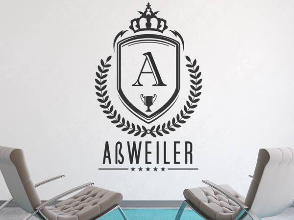 Wandtattoo Aßweiler Wappen