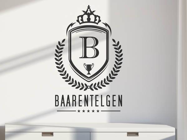 Wandtattoo Baarentelgen Wappen