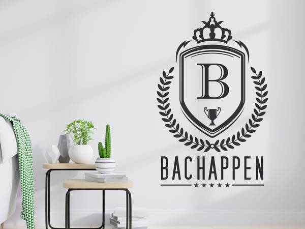 Wandtattoo Bachappen Wappen