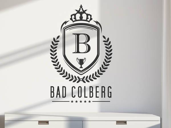 Wandtattoo Bad Colberg Wappen